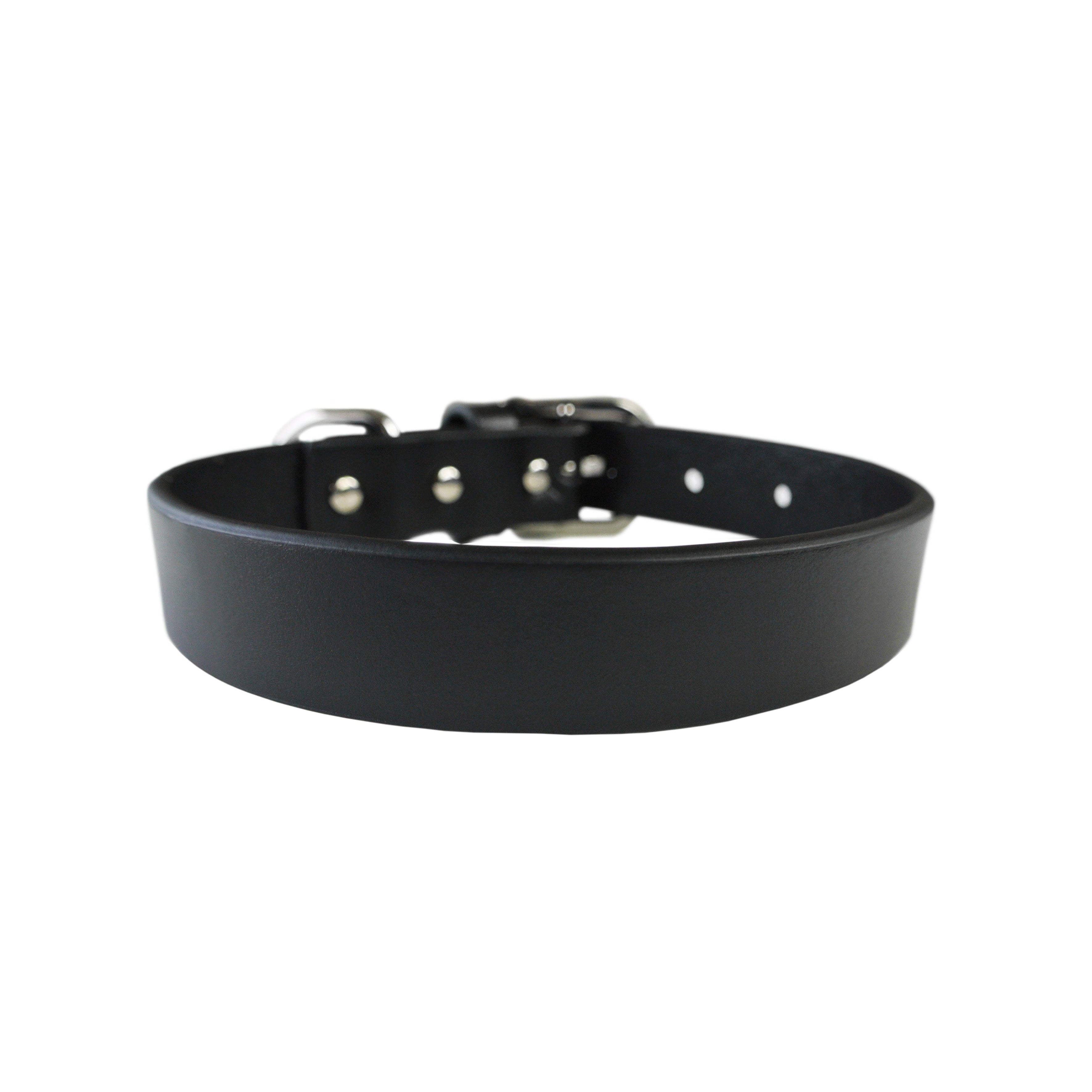 Classic Black Collar - With or without Spikes