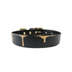 Load image into Gallery viewer, Dripping in Gold Dog Collar - with or without Spikes

