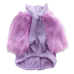 Load image into Gallery viewer, Lovely lavender faux fur dog top
