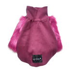 Load image into Gallery viewer, 2.0 Sweet Plum Faux Fur Dog Jumper - Short Neck Option at 20% OFF- See description.
