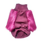Load image into Gallery viewer, 2.0 Sweet Plum Faux Fur Dog Jumper - Short Neck Option at 20% OFF- See description.
